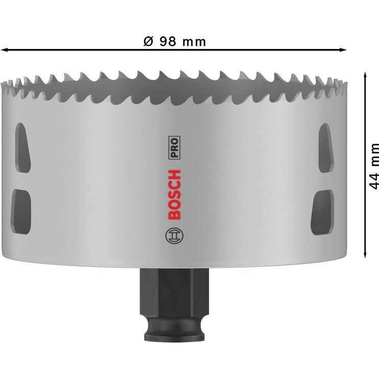 Bosch - Lochsäge PRO Multi Material PC Plus 2608594409 Lochsäge, 98 mm