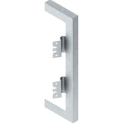 Niedax - Wandanschlussblende für Geräteeinbaukanal GK-Wandabschlussblende DWB 220T80 R doppelzug 261x80mm
