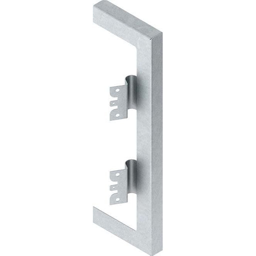 Niedax - Wandanschlussblende für Geräteeinbaukanal GK-Wandabschlussblende DWB 220T80 R doppelzug 261x80mm