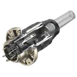 Binder - Rundsteckverbinder, feldkonfektionierbar (Industriesteckverbinder) Flanschdose 09 0044 00 07