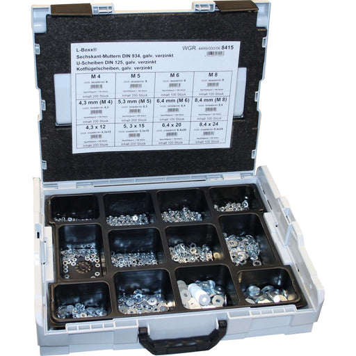 Dresselhaus - Sortimentskasten Befestigungmaterial Sortimo L-Boxx 4499/000/06 8415 Kotflügelscheiben