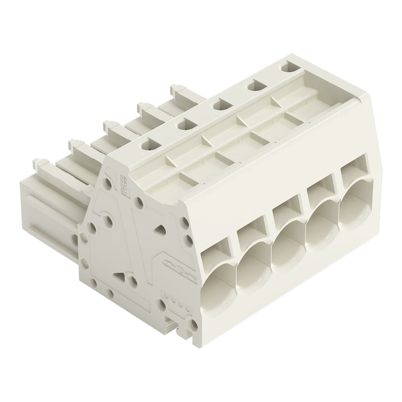 WAGO - Ein- und mehrpolige Klemmenleiste 1-Leiter-Federleiste 831-3105 CAGECLAMP,10mm²,lgr − 24 Stück