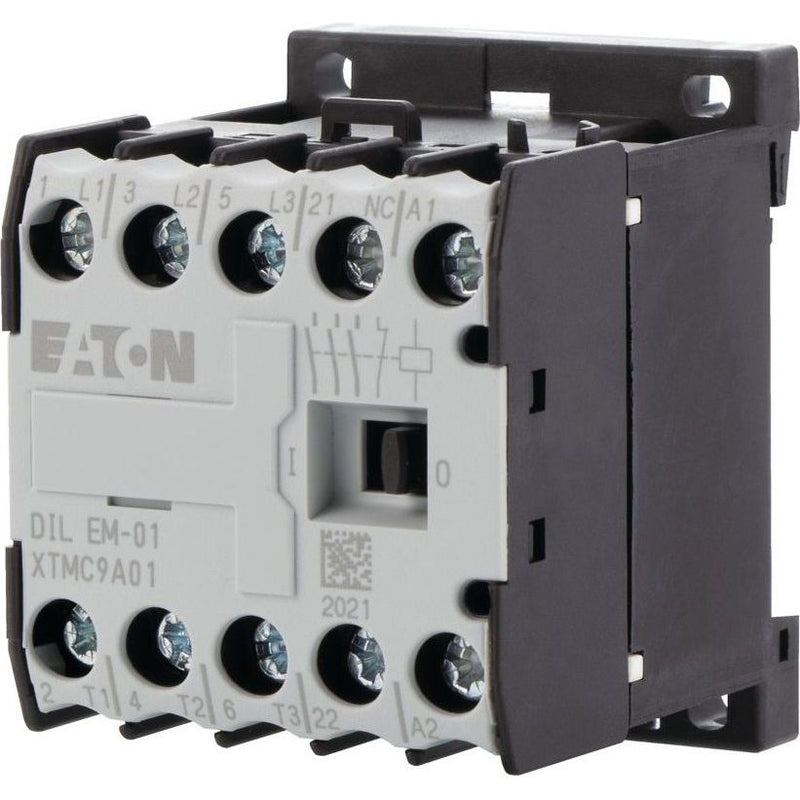 Eaton - Leistungsschütz zum Schalten von Wechselstrom Leistungsschütz DILEM-01(42V50/60HZ) AC-3/400V:4kW 3p