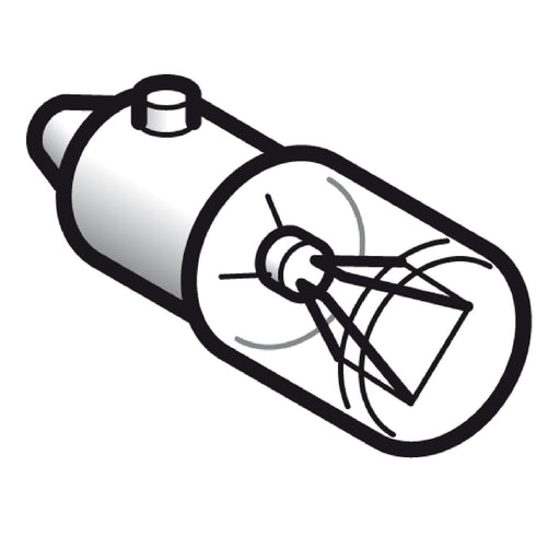 Schneider Electric - Anzeige- und Signallampe Glühlampe DL1CE012 BA9S, 12V − 10 Stück