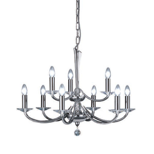 Brumberg Leuchten - Pendelleuchte Krone Bahia 00859009 9Lp., chrom