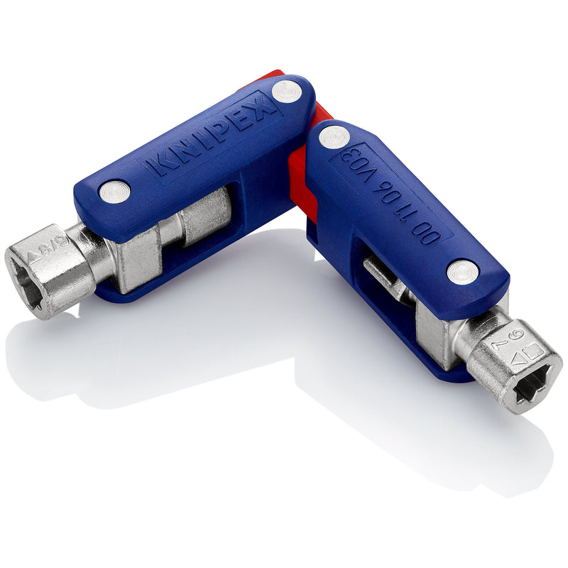 Knipex - Schlüssel für Gehäuse/Schränke Schaltschrankschlüssel 00 11 06 V03 DoublejointKey 62x34