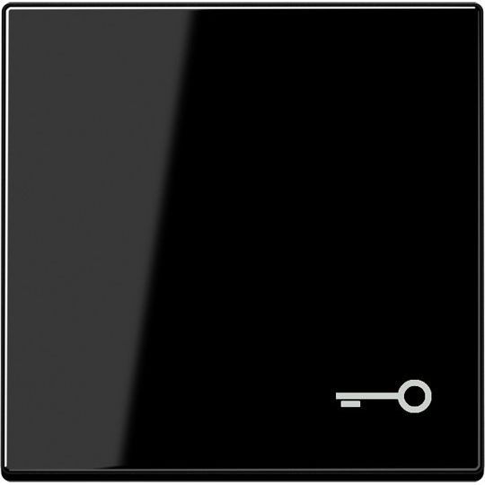 Jung - Abdeckung/Bedienelement für Installationsschalterprogramme Wippe Symbol TÜR sw A 590 T SW für Taster