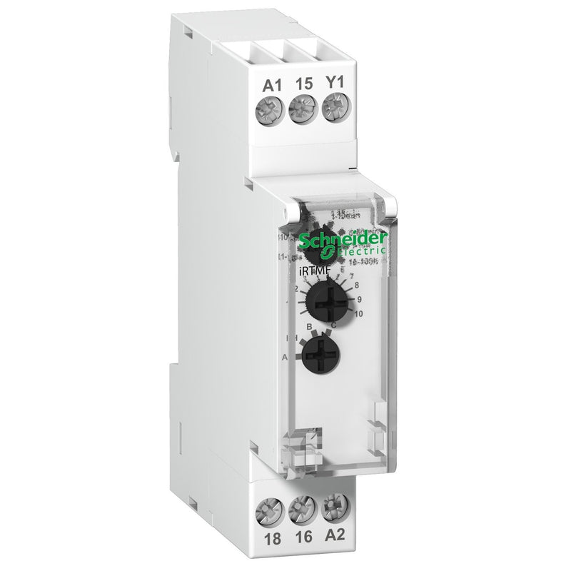 Schneider Electric - Zeitrelais Installationstechnik für Reiheneinbau Multifunktionsrelais A9E16070 RTMF