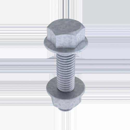 Unex - Maschinenschraube/Bolzen Verzinkung Klasse 6 66849-C6 − 100 Stück by Unex
