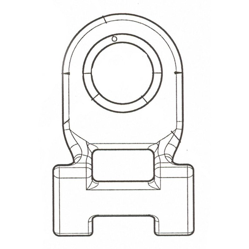 HellermannTyton - Befestigungssockel und -element für Kabelbinder Befestigungssockel 151-02094(500) schwarz − 500 Stück