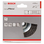 Bosch - Rotierende Drahtbürste PRO Metal clean 2608622101 Kegelbürste 115 x