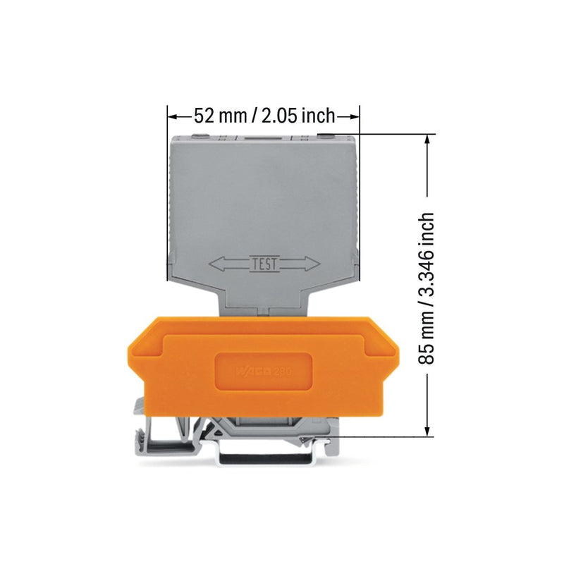 WAGO - Schaltrelais Relaisstecker 286-896 m. Wipptaster