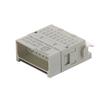Harting - Kontakteinsatz für Rechtecksteckverbinder Einzelmodul Han Shielded 09140273021 Crimpanschluss − 2 Stück