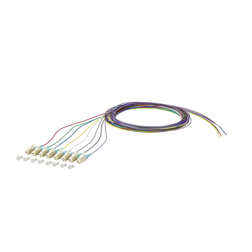 Metz Connect - LWL-Pigtail OpDAT Pigtail LC-PC 150M1JO0020E8 OM3 8 Farben − 8 Stück