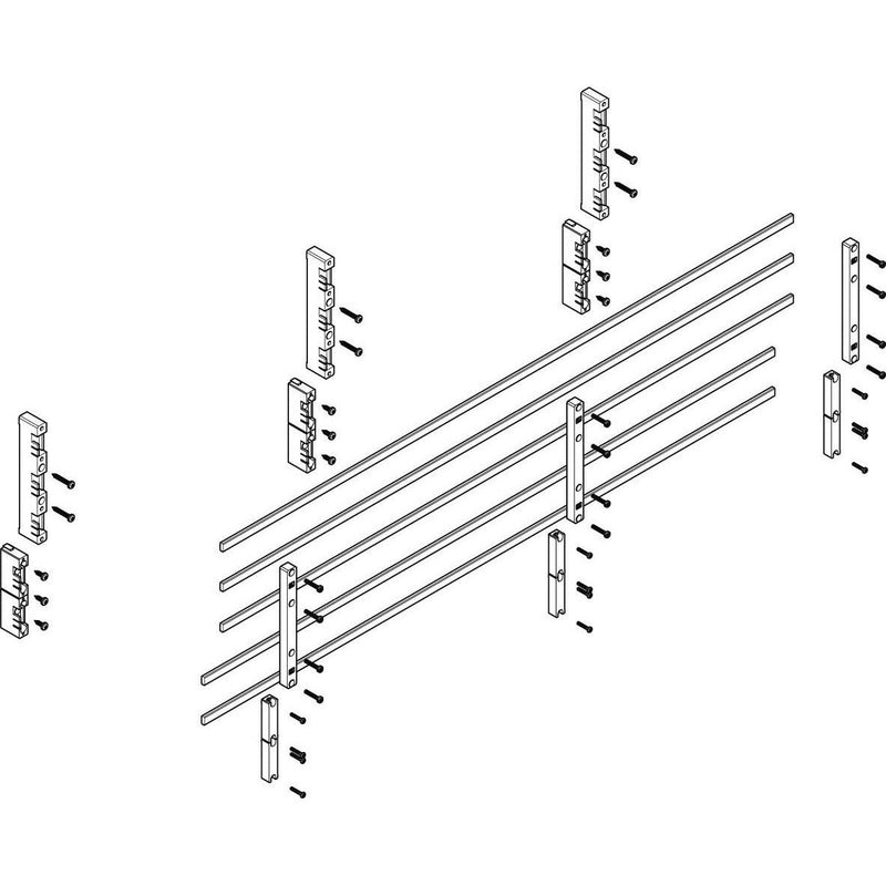 ABN - Verteilerfeld für Installationsverteiler Sammelschienen-Modul MFSC43615 flach 4FB/3RE