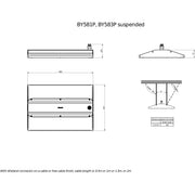 Philips Lighting - Hallen-Reflektorleuchte LED-Hallenleuchte BY581P 250 #58917900 4000K, DIA