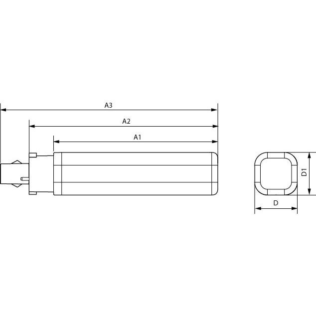 Philips Lighting - LED-Lampe/Multi-LED LED-Kompaktlampe f.KVG/VVG CorePro LED#28752500 G24d-1, 840