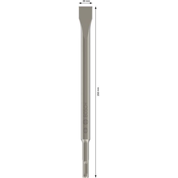 Bosch - Maschinenmeißel PRO SDS plus-4C 2608690131 Flachmeißelset 20 x