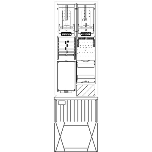 Elsta Mosdorfer - Zähler-Komplettschrank Zähleranschlusssäule ZS342.W3.36 A340 W3 2Z 3.HZ 36TE