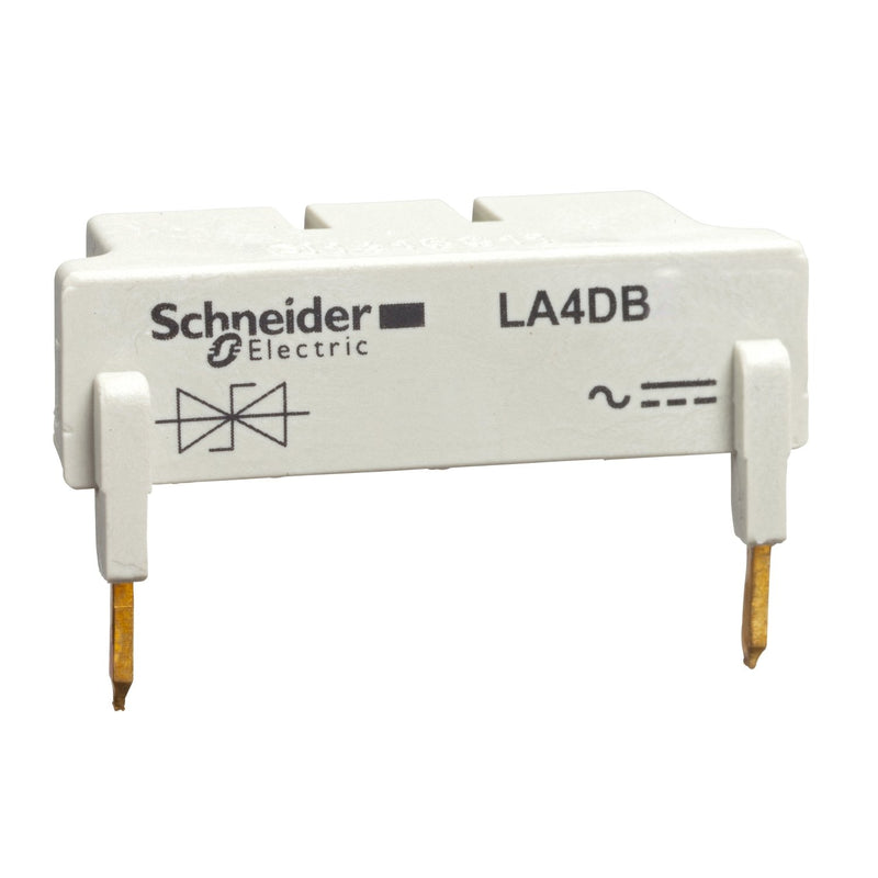 Schneider Electric - Baustein für Schutzbeschaltung Überspannungsbegrenzer LA4DC3U Diode 24-250VDC