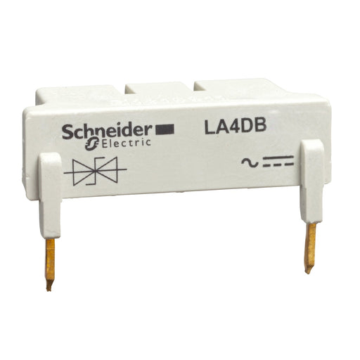 Schneider Electric - Baustein für Schutzbeschaltung Überspannungsbegrenzer LA4DC3U Diode 24-250VDC