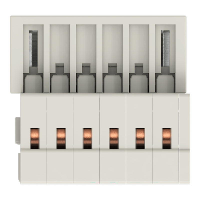 WAGO - Kabelsteckverbinder für Leiterplattensteckverbinder 1-Leiter-Stiftleiste 734-306 1,5mm²,lichtgrau − 100 Stück