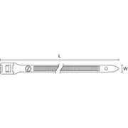 HellermannTyton - Kabelbinder PE530 sw 535x9mm − 100 Stück