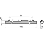 Philips Lighting - Geräteträger für Lichtbandsystem LED-Lichtträger ws 4MX900 #66633199 40S/840 PSDA30L1200