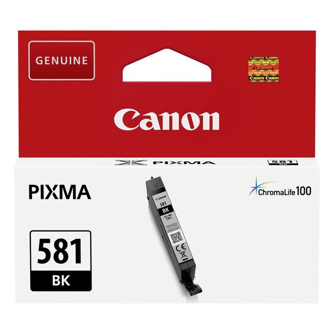 Canon - Verbrauchsmaterial für Telefax/Drucker/MFC Tintenpatrone CLI-581BK5,6ml schwarz