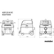 Metabowerke - Nass- und Trockensauger (elektrisch) Allessauger ASR 25 M SC