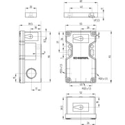 Schmersal - Magnetischer Näherungsschalter Sicherheits-Sensor BNS 16-12ZR