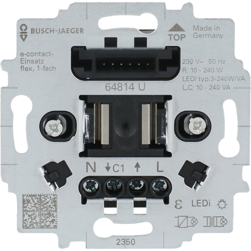 Busch-Jaeger - Elektronischer Schalter E-Contact-Einsatz 64814 U 1-fach