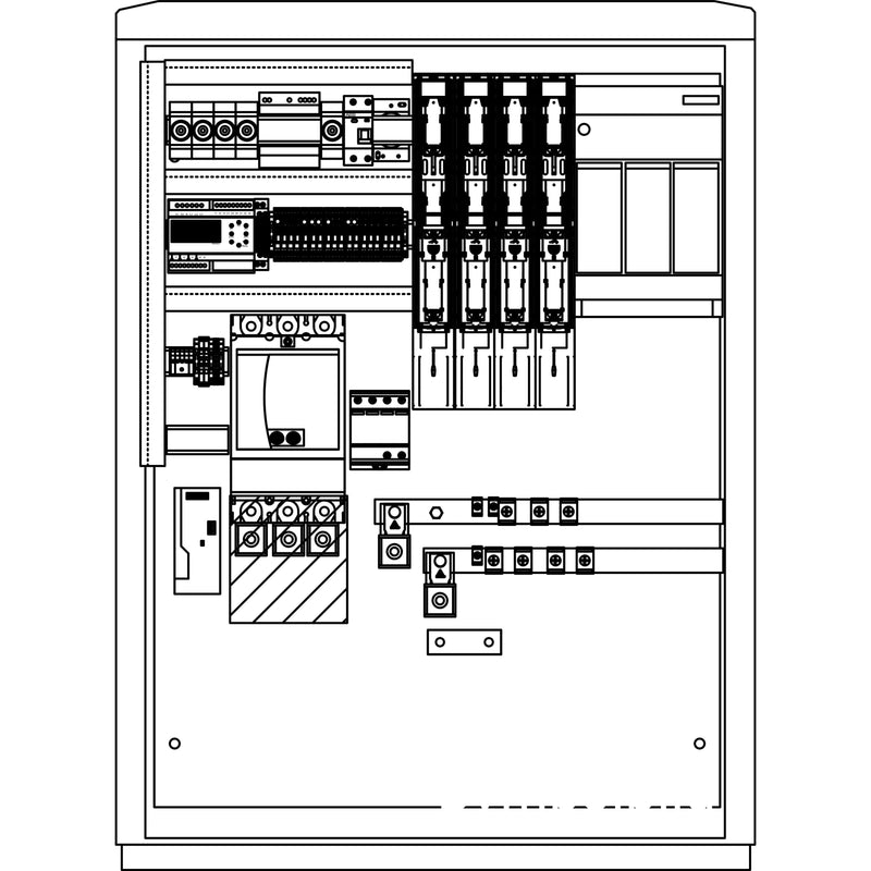 Elsta Mosdorfer - Installationskleinverteiler AC-Sammlerschrank ACFX53.10.04.0.13.G ACS FX5 1080/320