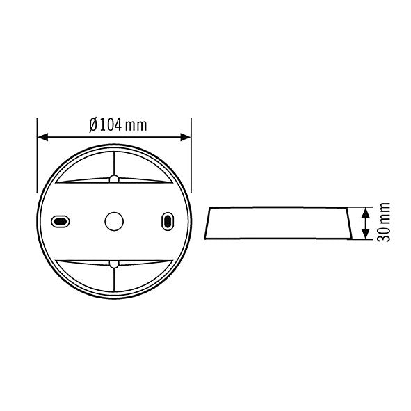 ESYLUX - Zubehör/Ersatzteile für Bewegungsmelder Aufputzdose IP20 COMPACT #EP10426933 schwarz