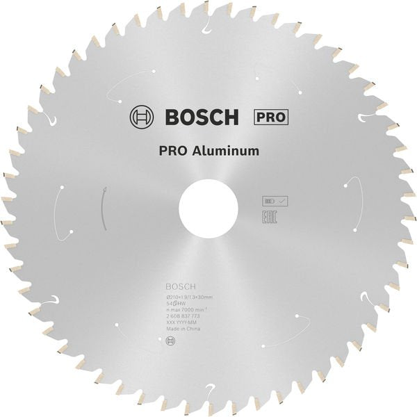 Bosch - Kreissägeblatt PRO Aluminium cordless 2608837773 Kreissägeblatt 210 x