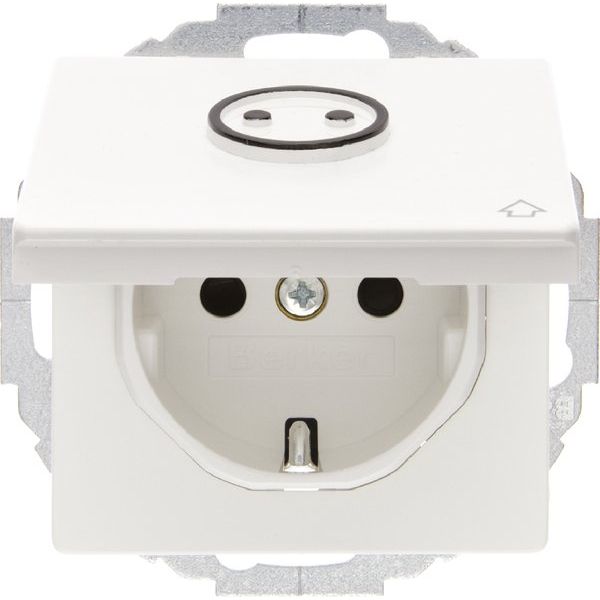 Berker - Steckdose SCHUKO-Steckdose 47446049 m.Klappdeckel