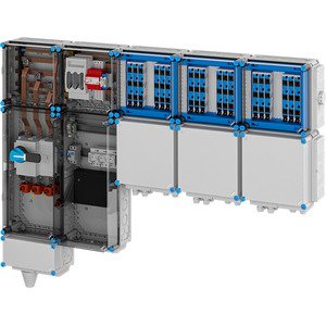 Hensel - Verteilerschrank für Energieversorgung Ladeverteiler Mi EV 11kW 18001 f.18 Ladep. a 11kW