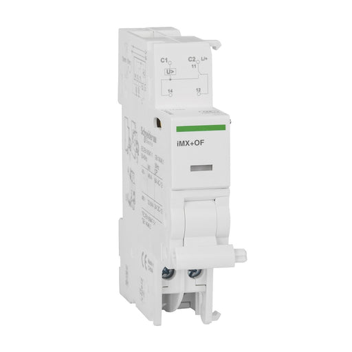 Schneider Electric - Zusatzeinrichtung für Reiheneinbaugeräte Arbeitsstromauslöser A9A26947 48VAC IMX+OF
