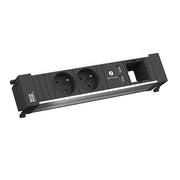 Bachmann - Mehrfachsteckdose Einbausteckdose 9.160.411 2xUTE 1xUSB 1x
