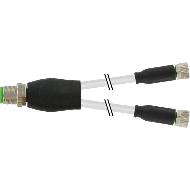 Murrelektronik - Passiver Sensor-/Aktor-Verteiler (mit Leitung) M12-Y-Verteiler 7000-40821-2330200 auf M8 Bu. ger