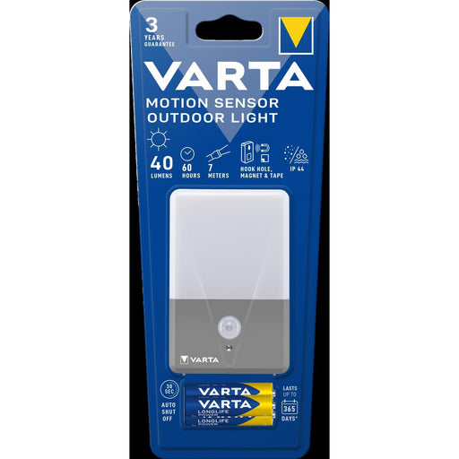Varta Cons.Varta - Taschenleuchte VARTA Motion Sensor Outdoor Light inkl. 3AAA