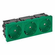 OBO Bettermann - Steckdose 33 Grad, 3-fach STD-D3SC MZGN3 Schutzkontakt,Con.45