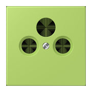 Jung - Einsatz/Abdeckung für Kommunikationstechnik Abdeckung für Sat/BK-Dose LC 990 SAT 221 vert clair (32052)