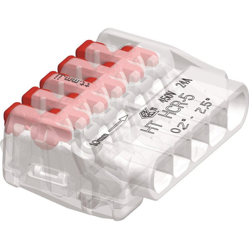 HellermannTyton - Steckklemme HelaCon Releasable HCR-5-PC-CL (50) Verbindungsklemme − 50 Stück