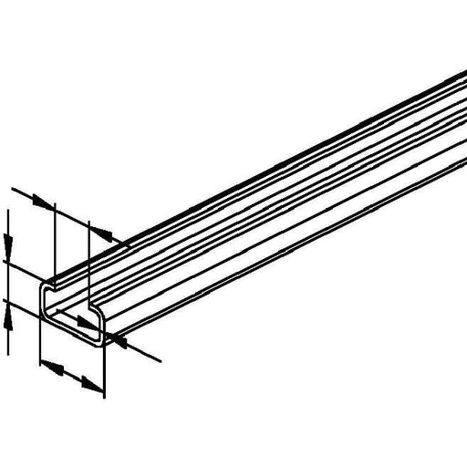Niedax - Stiel/Profilschiene Ankerschiene 2971/4 BO − 4 Meter