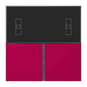 Jung - Abdeckung/Bedienelement für Installationsschalterprogramme Tastensatz 3fach LC 4093 TSA 230 rouge rubia