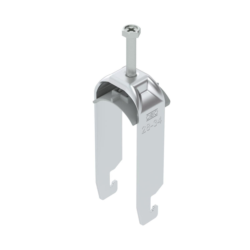 OBO Bettermann - Bügelschelle BS-U2-K-34 ALU 2-fach − 50 Stück