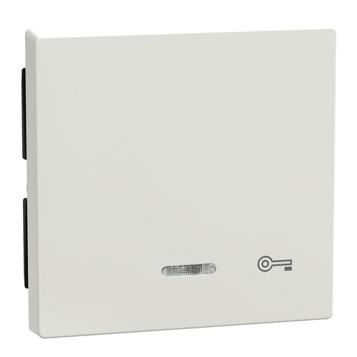 Merten - Abdeckung/Bedienelement für Installationsschalterprogramme Wippe Kontr.Fenster pws/gl 435319 Aufdruck Schlüssel