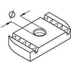 PohlCon (Puk) - Gleitmutter Ankermutter M10 AM 18 M 10 F verzinkt − 100 Stück by PohlCon (Puk)
