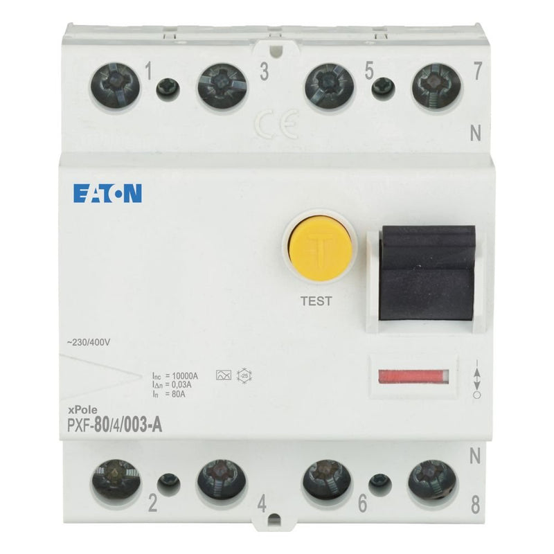Eaton - Fehlerstrom-Schutzschalter FI-Schutzschalter PXF-80/4/003-A 80A 4p, 30mA